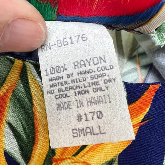 NWT Paradise Found Hawaiian Flare Mini Dress Sz S Blue Floral Print Spaghetti - Picture 4 of 9